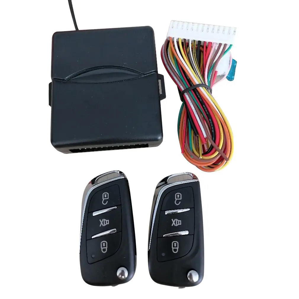 

Universal Keyless Entry System Car Alarm Systems Device Auto Remote Control Kit Door Lock Vehicle Central Locking And Unlock