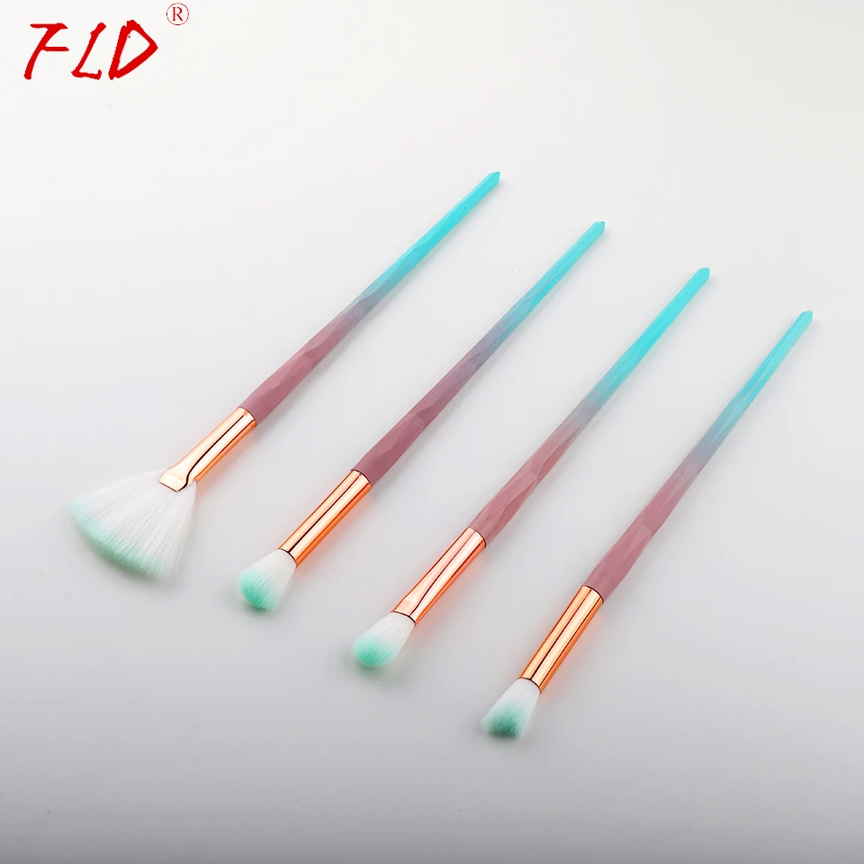 FLD 4/6 шт./компл. профессиональный набор кисточек для макияжа глаз скульптуры кисть для подводки глаз набор теней кисти наборы