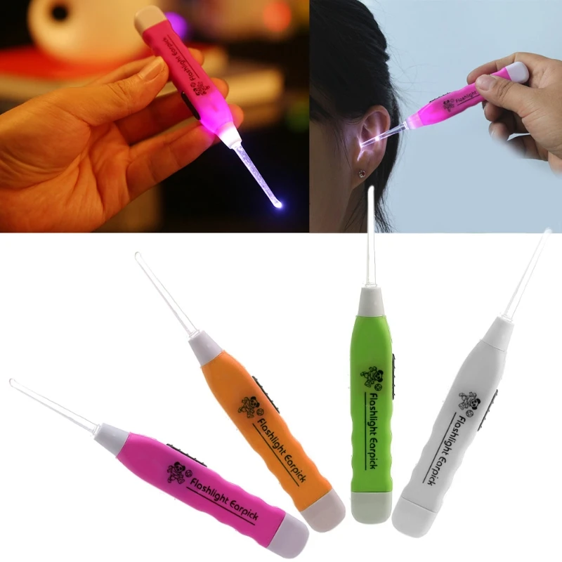 H7JC 1PC New Ear Pick Wax Remover Cleaner Curette Gadget With LED Flashlight Light | Красота и здоровье
