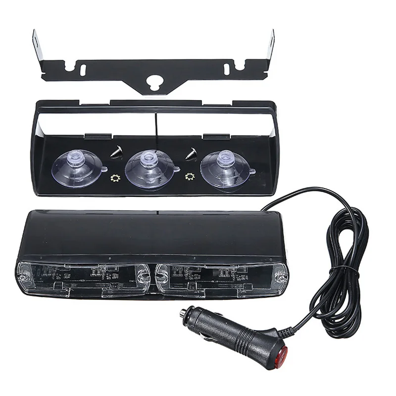 Синий и красный 16 светодиодный стробоскоп вспышка светильник тире в машине