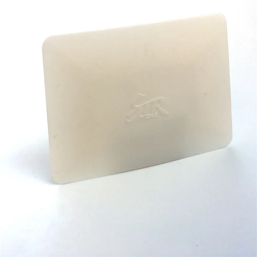 Виниловая пленка из углеродного волокна белый мягкий тефлоновый скребок 11*8 см