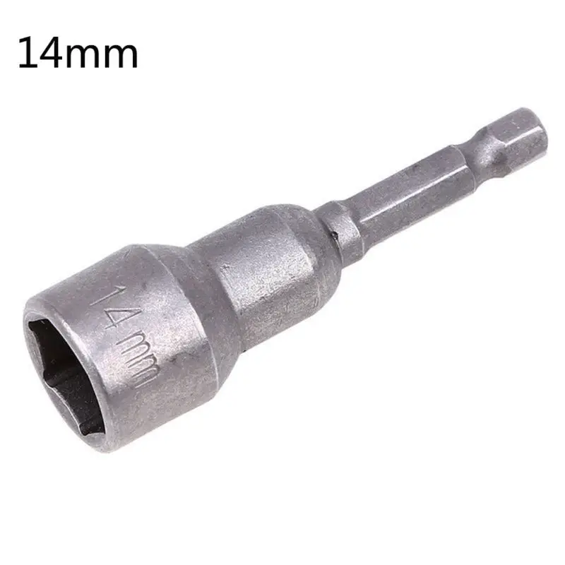 

Magnetic Drill Bit Socket Nut Driver Hex Adapter Shank Tools Set 1/4Inch 8- 19mm