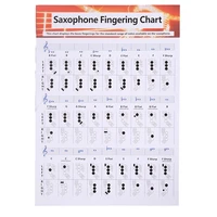 saxophone practice chart coated paper saxophone fingering chart saxophone fingering chart music chords poster l