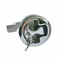isure marine stainless steel 2 flush pull hatch latch boat with key boat accessories