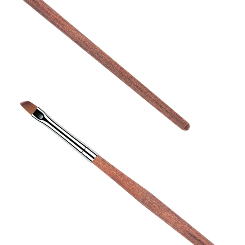 Nail Art Brush Pen Head Oblique Nylon Hair Acrylic UV Gel Varnish Builder Painting Drawing Tips Art Design Manicure Tool