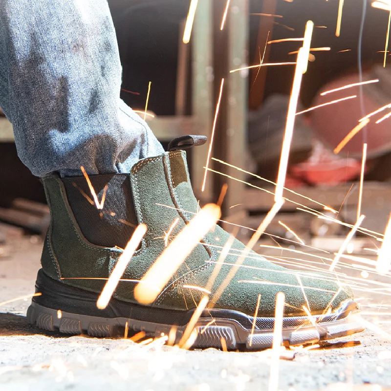 Защитные рабочие ботинки унисекс неразрушаемая рабочая обувь стальной носок