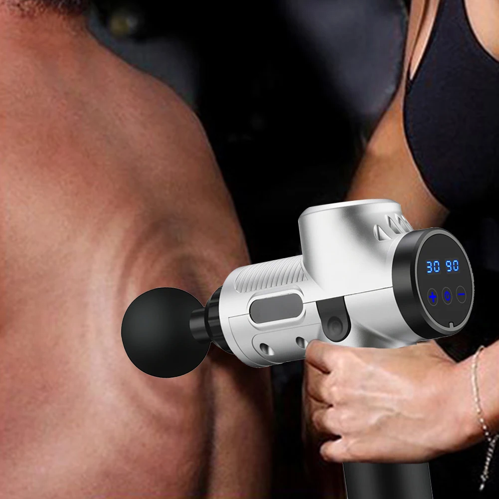 

High Power Muscle Massage High Speed Vibration Massager After Fitness Decompose Lactic Acid Relief Pain Relaxation Body