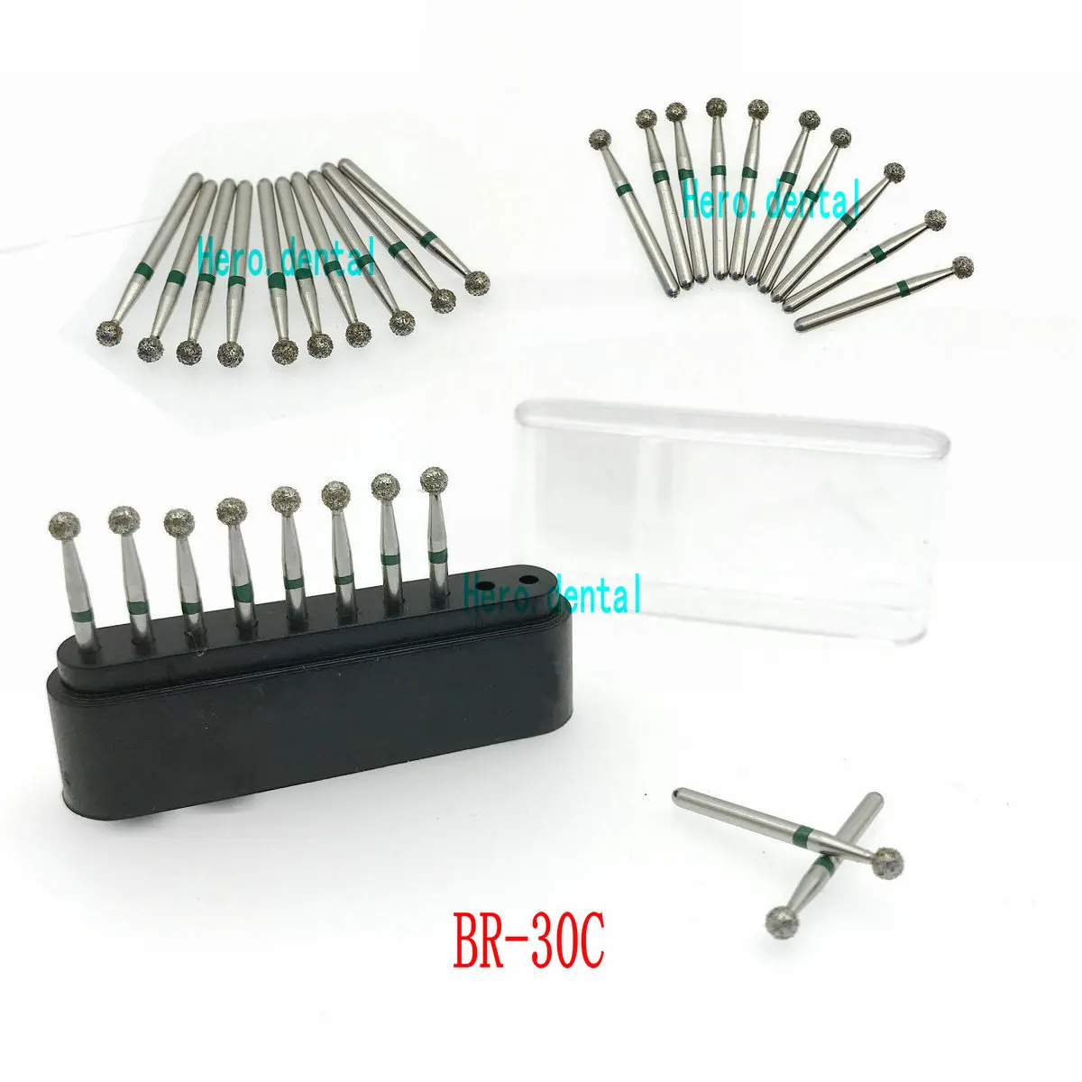 10 шт. алмазные Буры для высокоскоростного наконечника 1 6 мм|dental diamond burs|diamond bursdental |