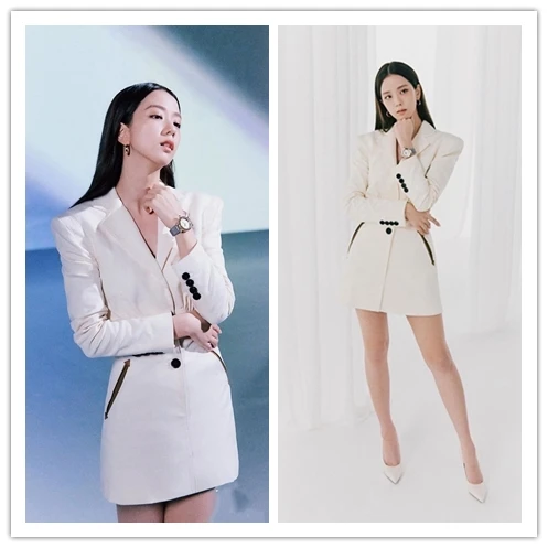 Kpop Korean Celebrity Streetwear Fashion Loose Button Lady Blazer Fashion Work Suit Women Jacket Office Blazers Female Outerwear