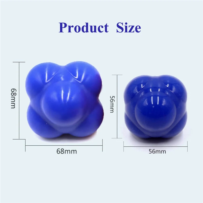 

Reaction Ball Hexagonal Silicone Agility Joint Exercise Reflex Sports Fitness Training Ball