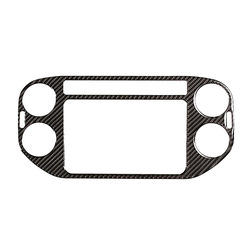 

Car Soft Carbon Fiber Navigation Frame Panel Cover Trim for Tiguan 2010-2016