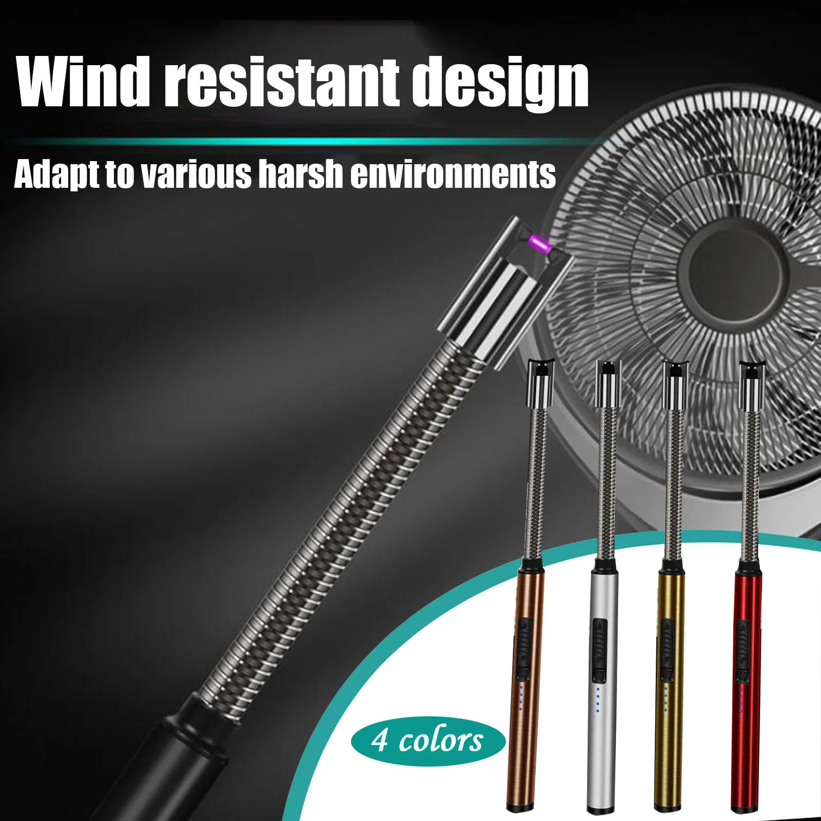 Кухня лампы в форме свечи газовая плита зарядки Зажигалка зарядка через USB