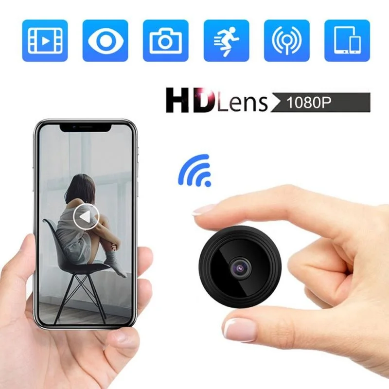 

New A9 Version Wifi Mini Camera With Battery 1080P Night Vision Motion Detection Wireless IP Cam With Remote Indoor Smart Home