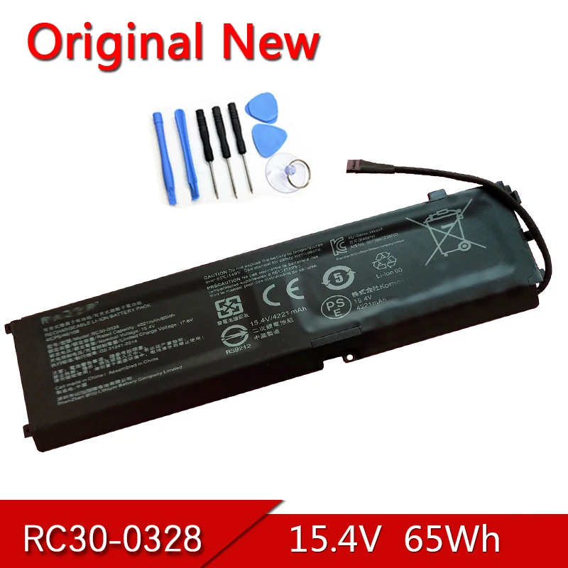 RC30-0328 Новая Оригинальная Аккумуляторная батарея для ноутбука 4ICP5/46/108 Razer Blade 15 2020 Φ