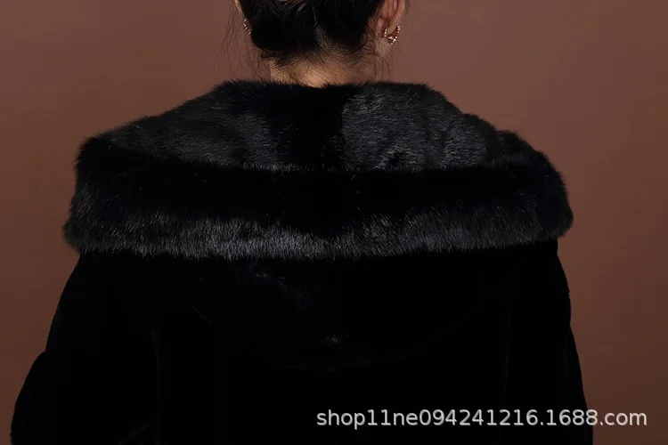 Mink Coats Women Natural Mink Jacket With Hood Female Real Mink Fur Coat With Belt Ladies Winter Warm Genuine Fur Coat Luxury enlarge