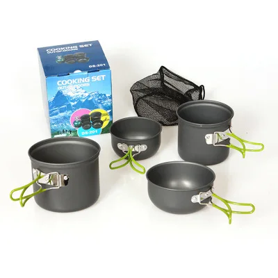 Многогрупповая уличная посуда кастрюли для приготовления пищи пикника кемпинга