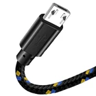 Кабель Micro USB 2.0 для быстрой зарядки телефонов Android, нейлоновый, 2A, 0.5-3 м