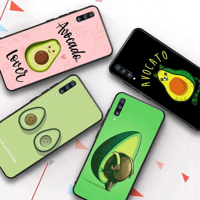 

Cute Cartoon Fruit Avocado Phone Case for Samsung Galaxy A51 30s a71 Soft Silicone Cover for A21s A70 10 A30