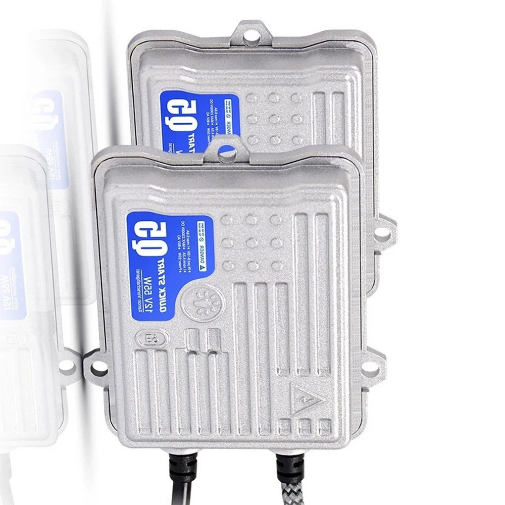 

1/2PCS 55W AC 12V Fast Bright HID Ignition Block Quick Start Slim Xenon Ballast for Car Headlight Xenon Conversion Kit