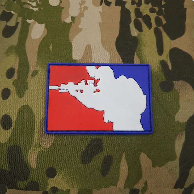 shot red 5x8cm Униформа таб тактическая куртка Снайпер патчи военный крюк боевой дух армии тактический патч значок украинский Снайпер - Цвет: shot red 5x8cm