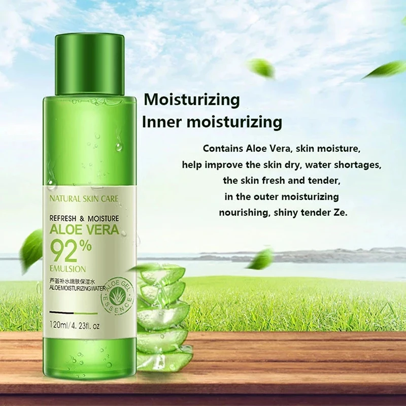 92% натуральная эссенция для ухода за кожей с алоэ вера восстанавливает кожу лица