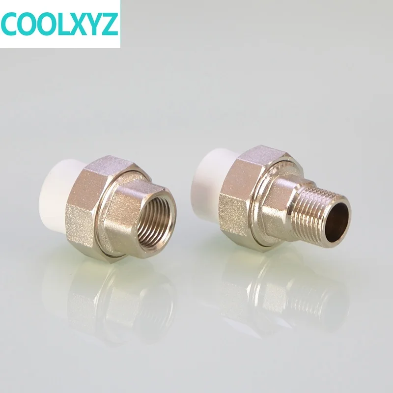 1/2IN 20PPR outer wire live connection 3/4IN copper water pipe hot melt PPR accessories fittings connector | Обустройство дома