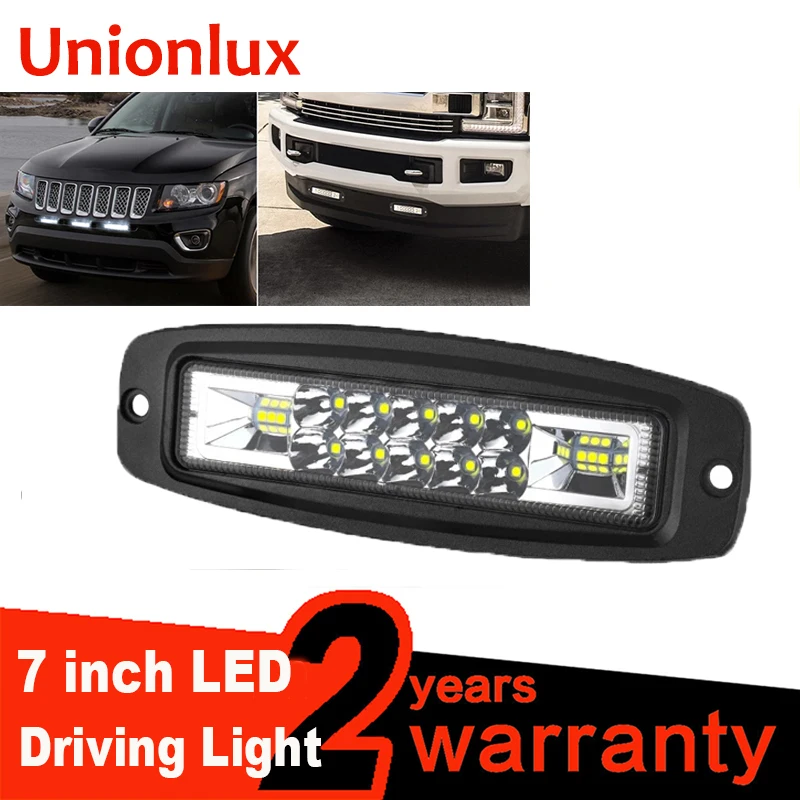 7-дюйсветильник рабочий свет с утапливаемым креплением 48 Вт комбинированный луч