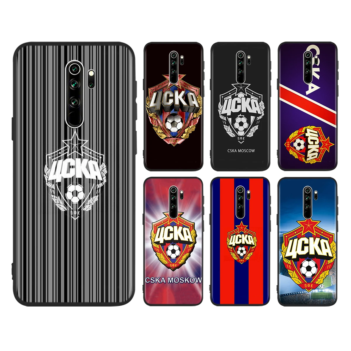 

Phone Case For Redmi 9i 9T 9A 9C 9 8A 8 GO 7 7A S2 Y2 6 6A 5 5A 4X Prime Pro Plus HOT Russia PFC CSKA Black Soft Cover