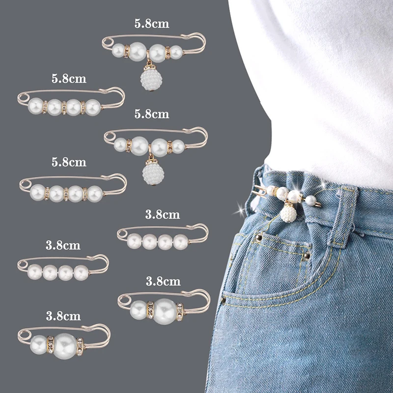 Женская Брошь с жемчугом булавка на лацкане свитер платье аксессуар застежке |