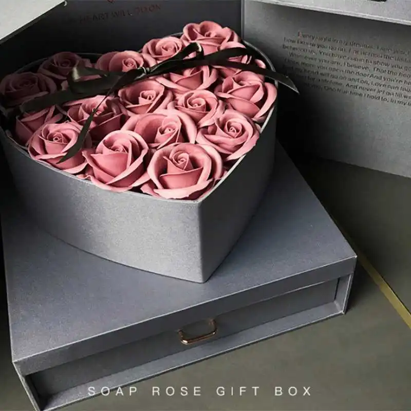 Горячая продажа мыло розы свадьба девушка день рождения идеальный подарок для