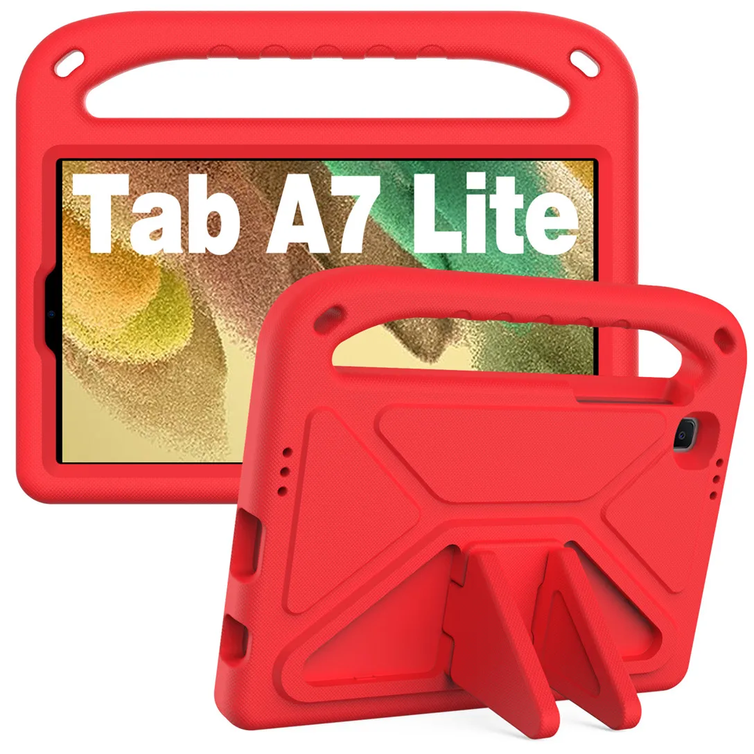 for samsung galaxy tab a7 lite case eva tablet stand cover case for galaxy tab a7 lite sm t220 sm t225 8 7 inch kids case free global shipping
