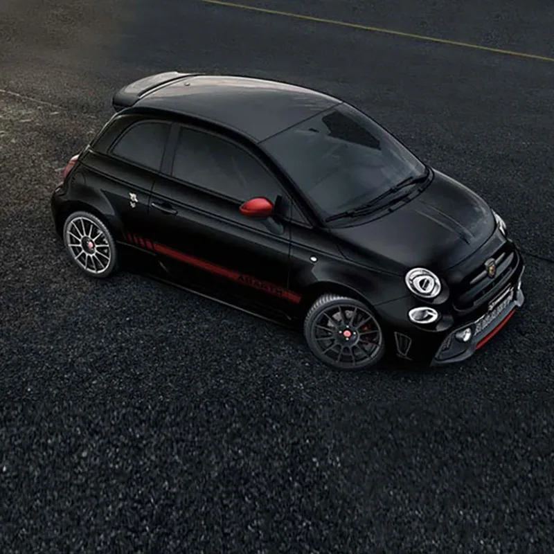 Abarth наклейка на боковую юбку гоночные спортивные наклейки полосатые тело s для FIAT