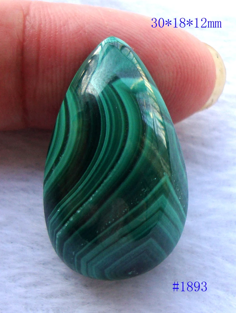 Натуральный Малахит (груша КАПЛЕВИДНАЯ маркиза) форма подходит для кулонов