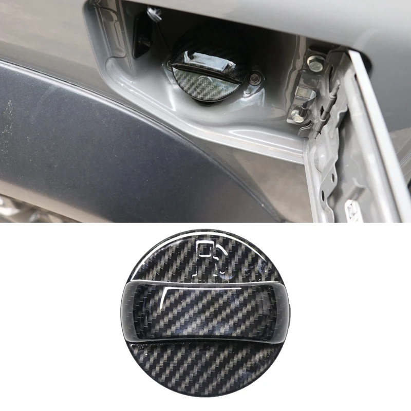 

Fuel Cover Car Inner Fuel Gas Tank Cap Cover Carbon Fiber Stickers Oil Tank Cap for Suzuki Jimny JB74 2019+ Car Styling