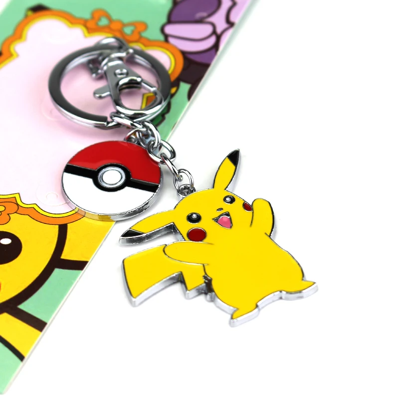 Go Pikachu брелок мультфильм Poke Ball брелок ювелирные изделия автомобильный брелок на подарки, держатель для ключей chaviro