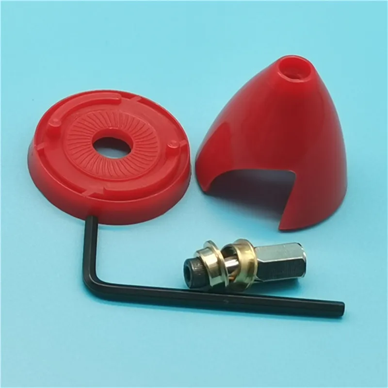 1 комплект нейлоновый пластиковый RC самолет Prop пропеллер 5 4 дюйма Спиннер 2 лезвия