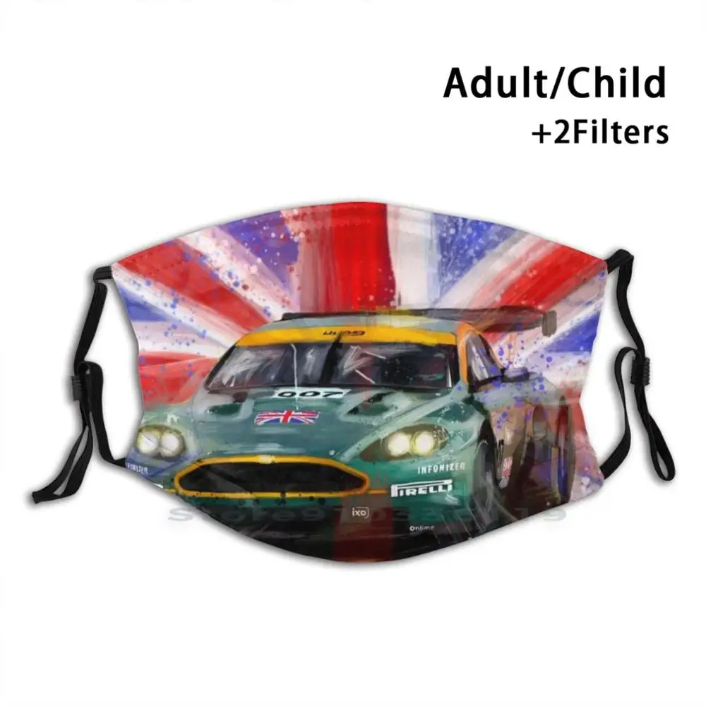 Коллекция 2020 многоразовая маска с фильтром Pm2.5 и принтом Легенды спортивных