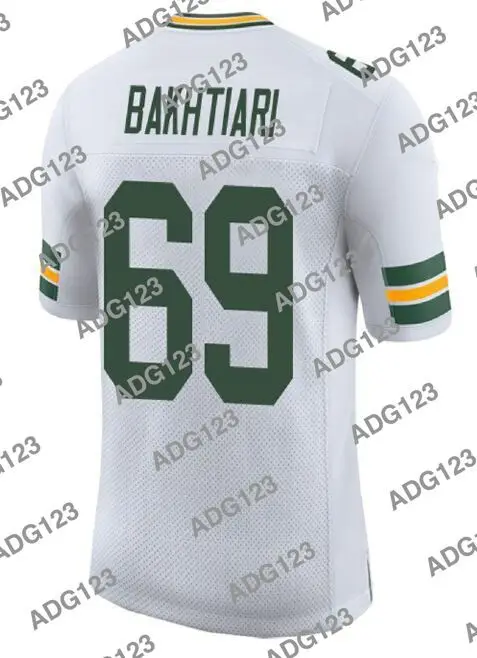 

Stitch Green Bay David Bakhtiari White Men Women Kid Youth Vapor Limited Jersey