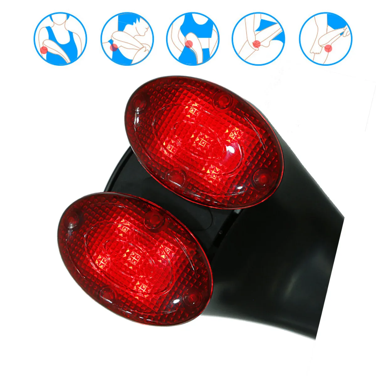 

Electric Handheld Massager Machine Full Body Neck Vertebra Heated Back Muscle Relax Vibrating Deep Tissue Massage Health Care