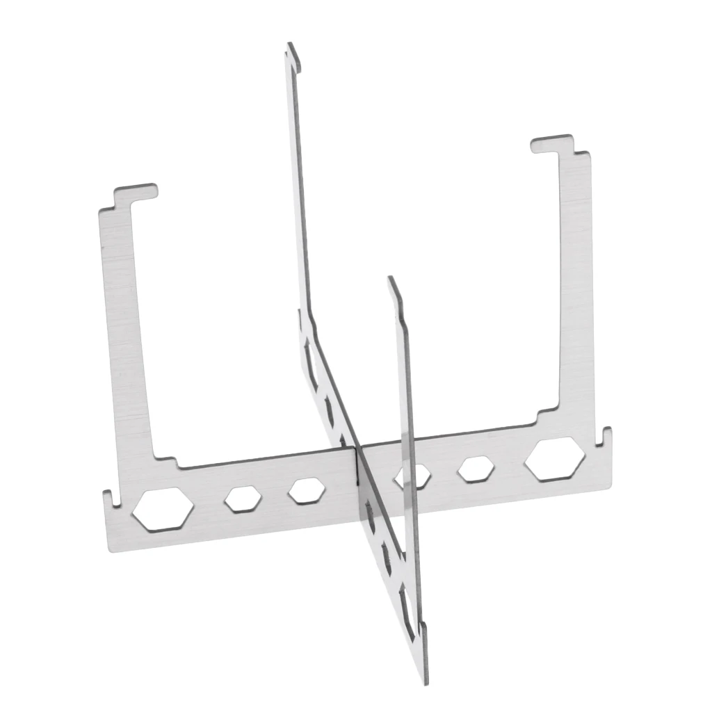 

Folding Alcohol Stove Cross Stand Rack Spirit Burner Base for