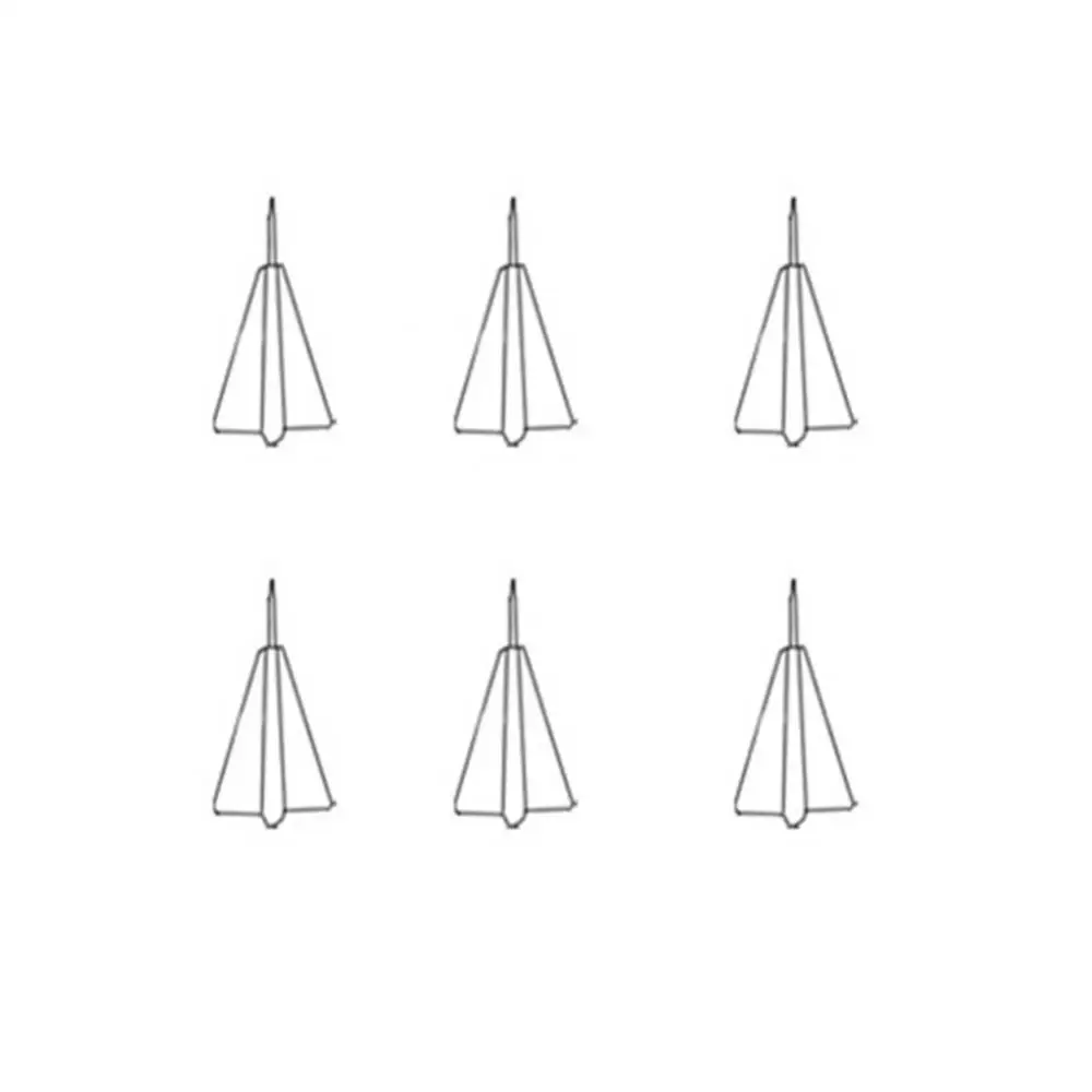 

6Pcs Aircraft Pushpin Message Board Paper Plane Sticker Painting Nail Thumbtack