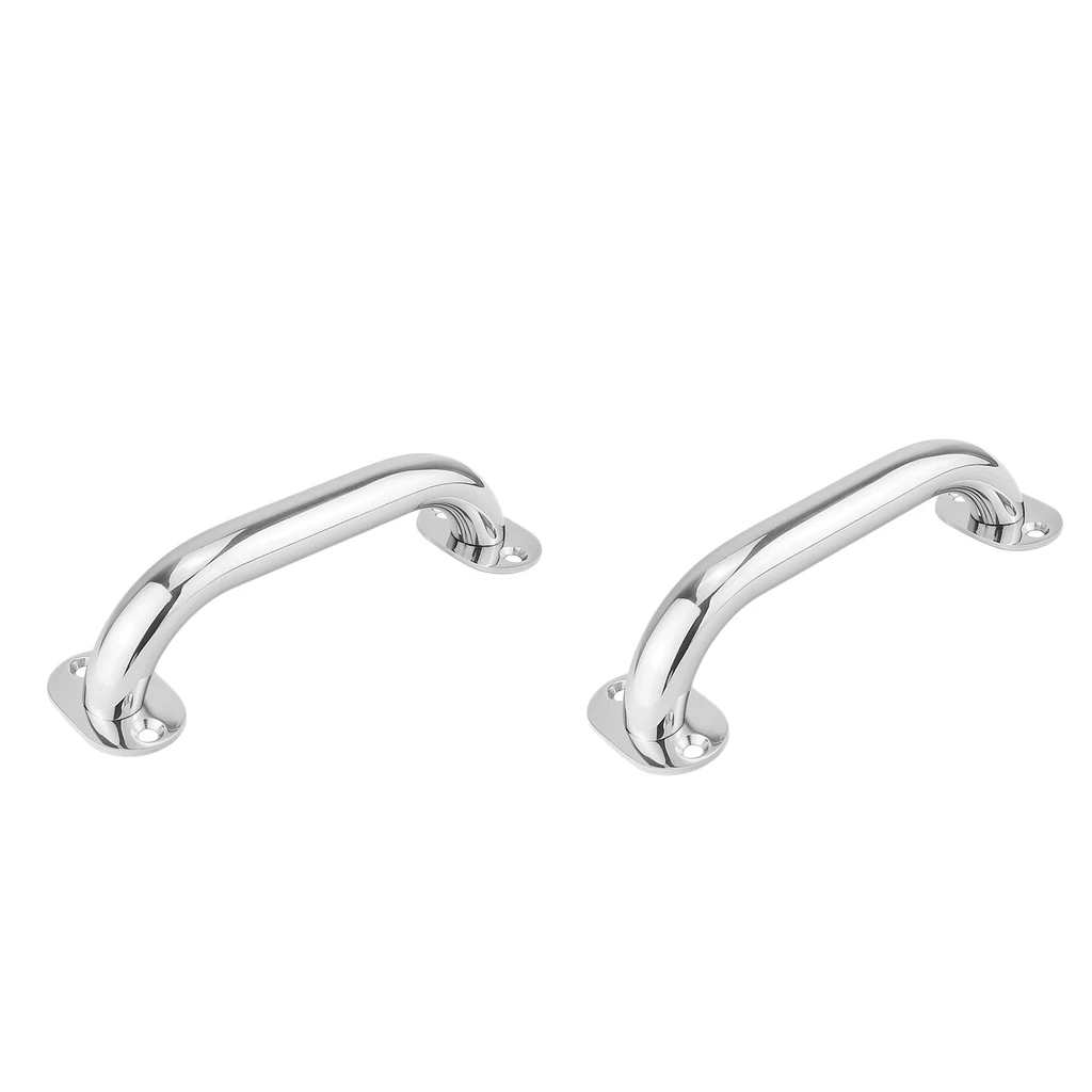 

2x 316 Stainless Steel 12'' Grab Handle Handrail Marine Boat / RV / Bath
