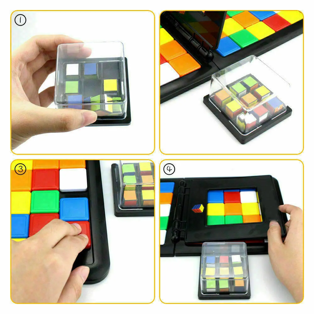 

Learning Educational Color Battle Square Race Game Parent-Child Square Desktop Kids Puzzles Toys Anti Stress Boys Girls Gifts