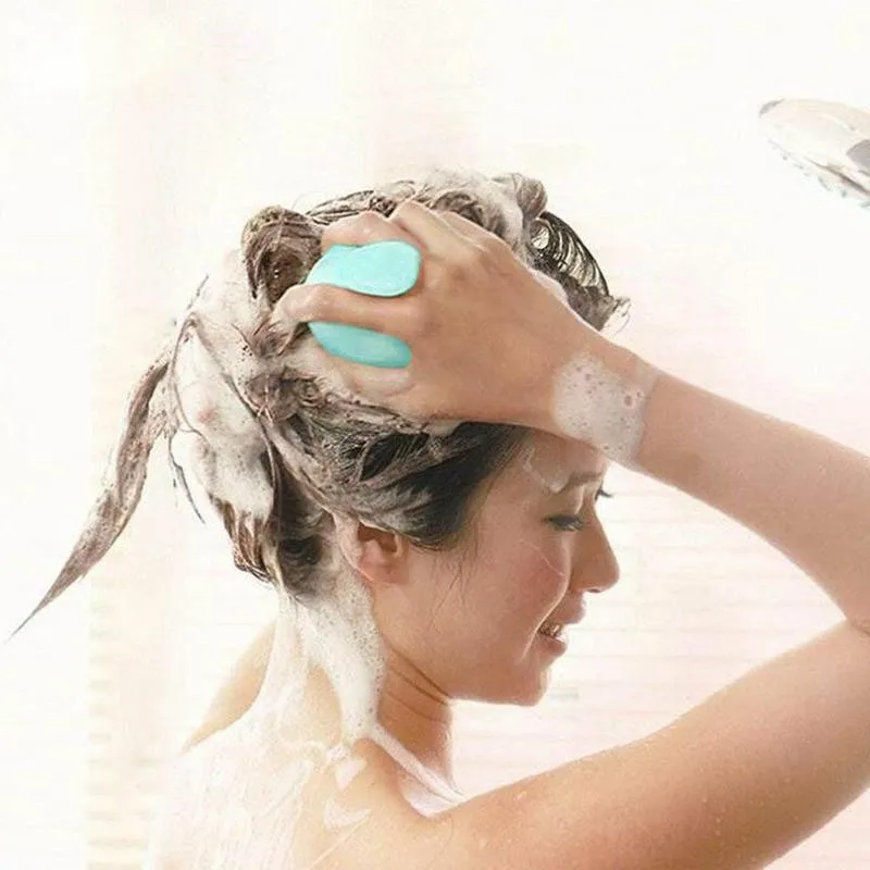 

Silicone Shampoo Scalp Hair Massager Head Body Scalp Massage Brush Comb Hair Washing Comb Shower Brush Bath Spa Massage Brush