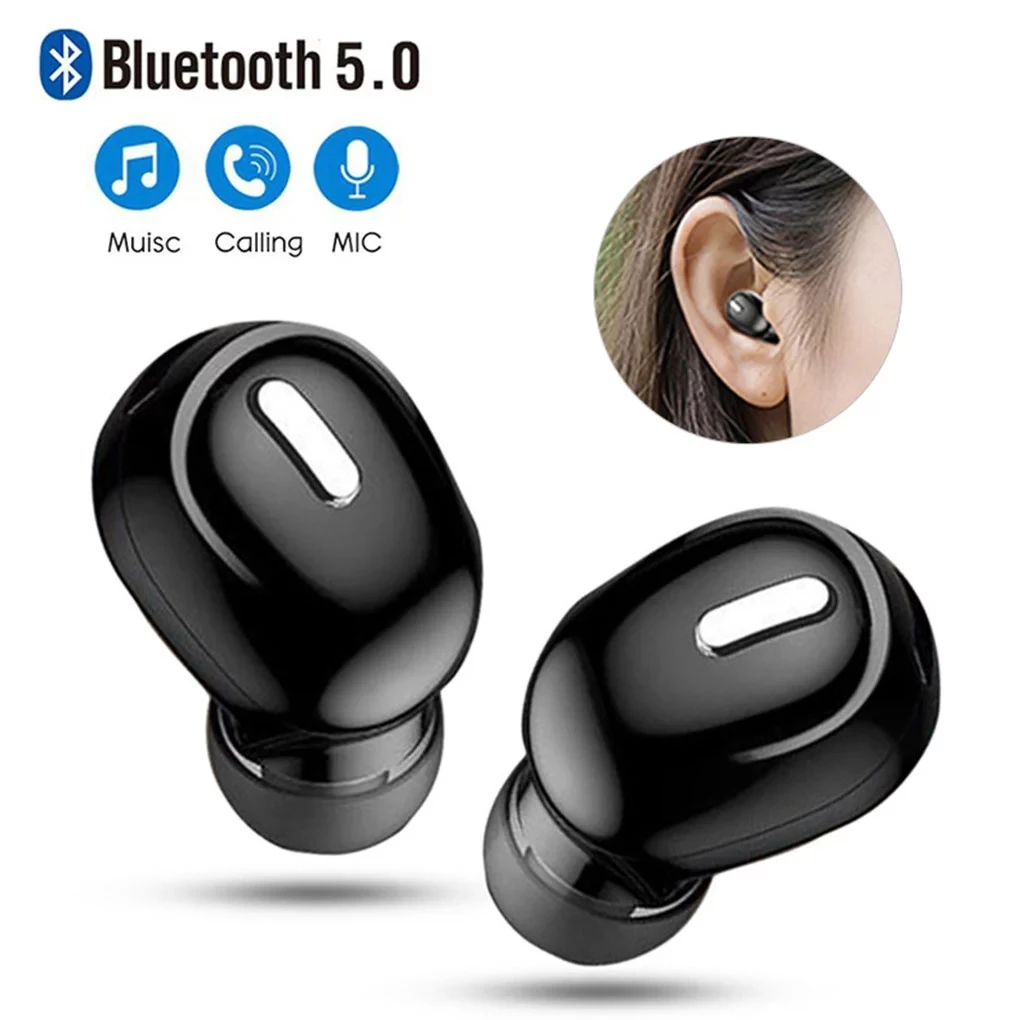 

X9 Mini 5.0 Bluetooth Earphone Sport Gaming Headset with Mic Wireless headphones Handsfree Stereo Earbuds For Xiaomi All Phones