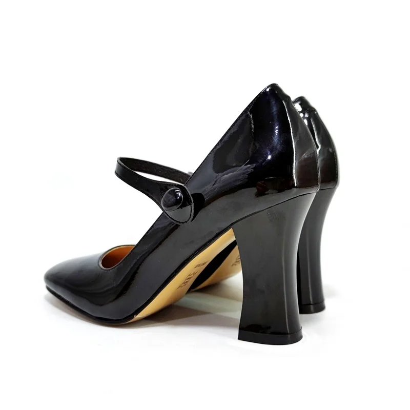 

shoes women party dress OL shoes Mary Janes classic pumps brand patent leather thick high heels spring summer shoes sexy pumps