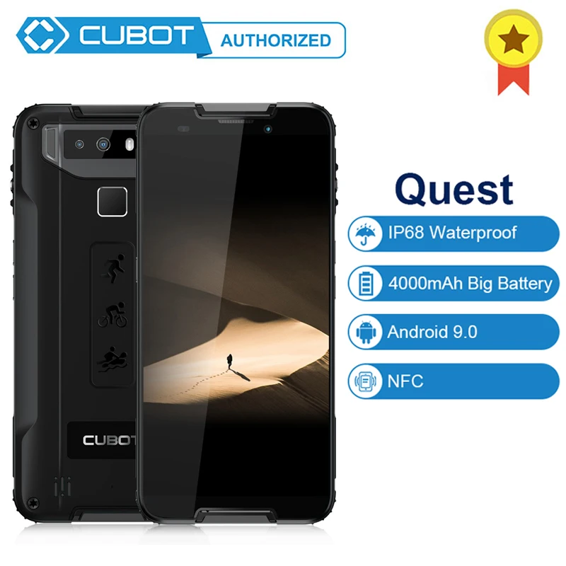 Cubot Quest 4 Гб ОЗУ 64 ПЗУ Android 9 0 смартфон Восьмиядерный 12 Мп + 2 МП две тыловые камеры