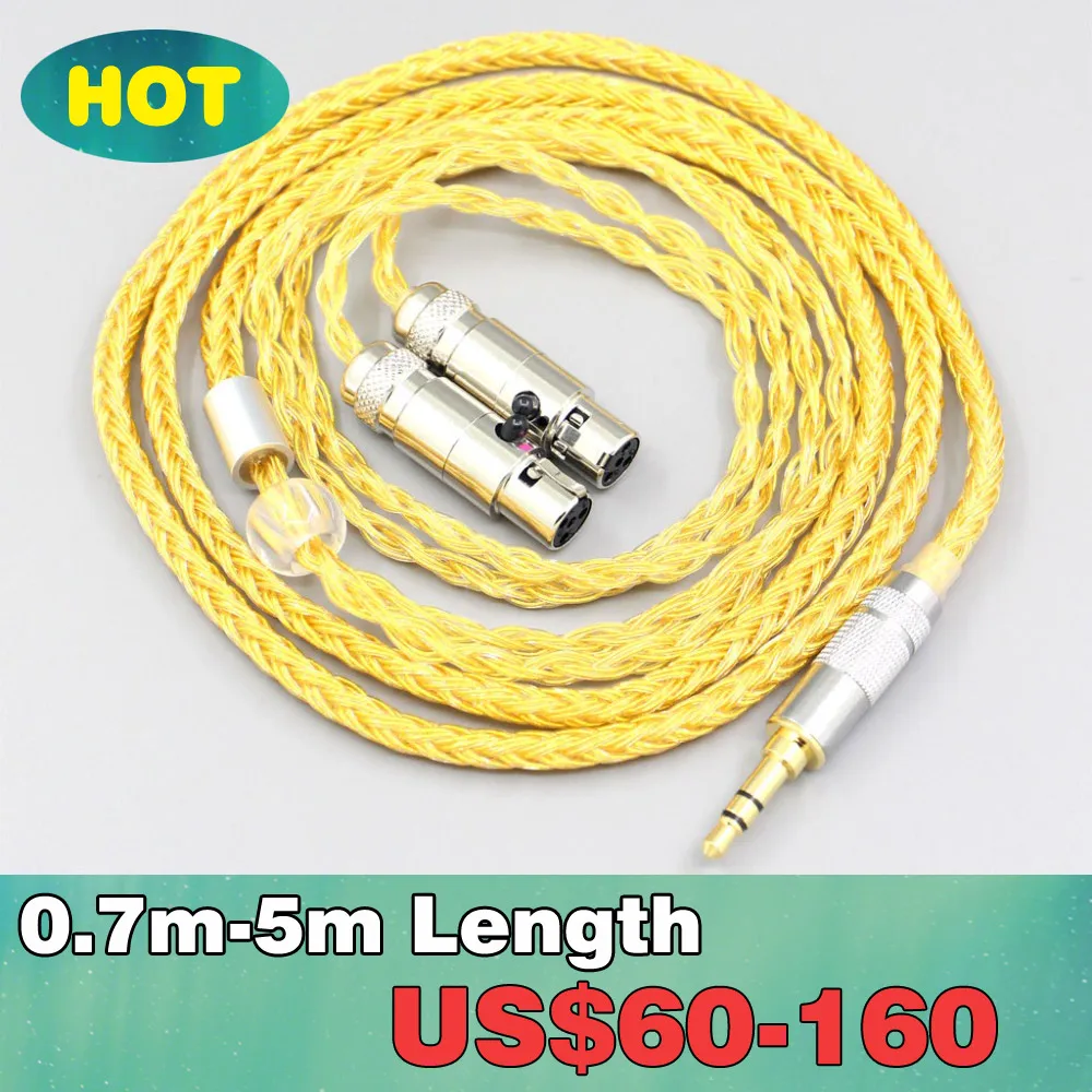 

16 Core OCC Gold Plated Braided Earphone Cable For Meze Empyrean Headphone LN007375