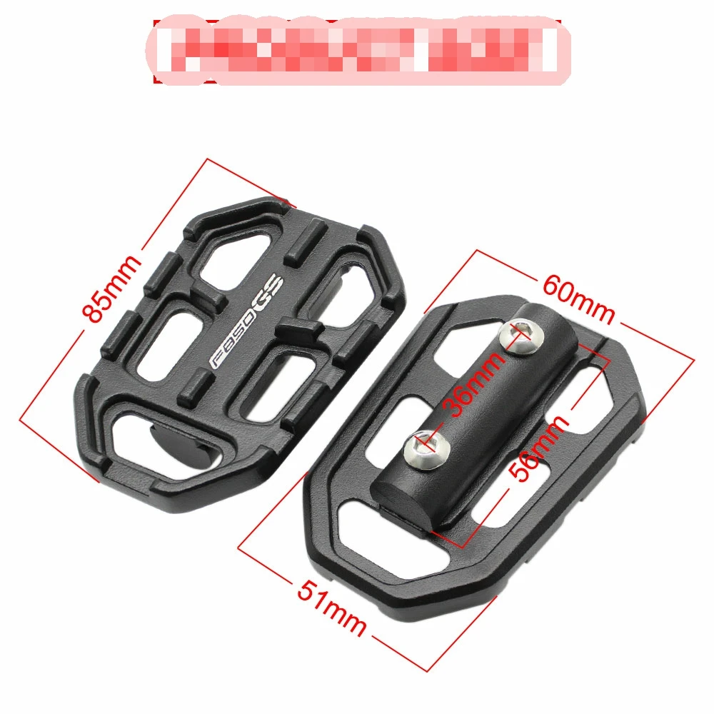 

Motorcycle Billet Wide Foot Pegs Pedals Scrambler Rest Footpegs For BMW R1200GS 2013-2017 R nine T Urban 2017