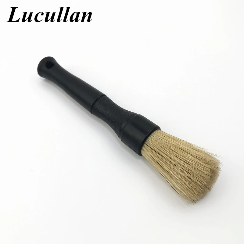 

Lucullan Super Dense натуральный кабан, щетки для детализации для колес приборной панели автомобиля, решетка, эмблема, чистка